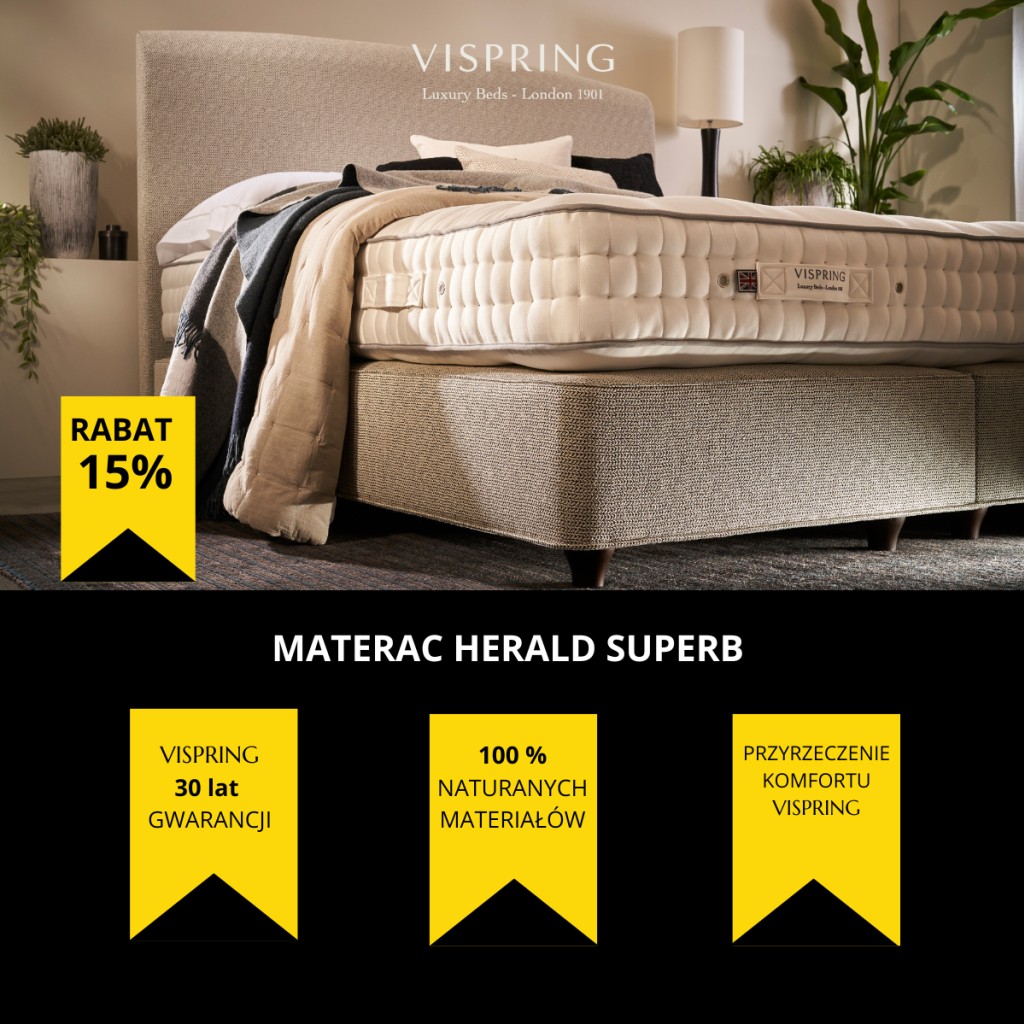 Vispring – materac Herald Superb -15%!