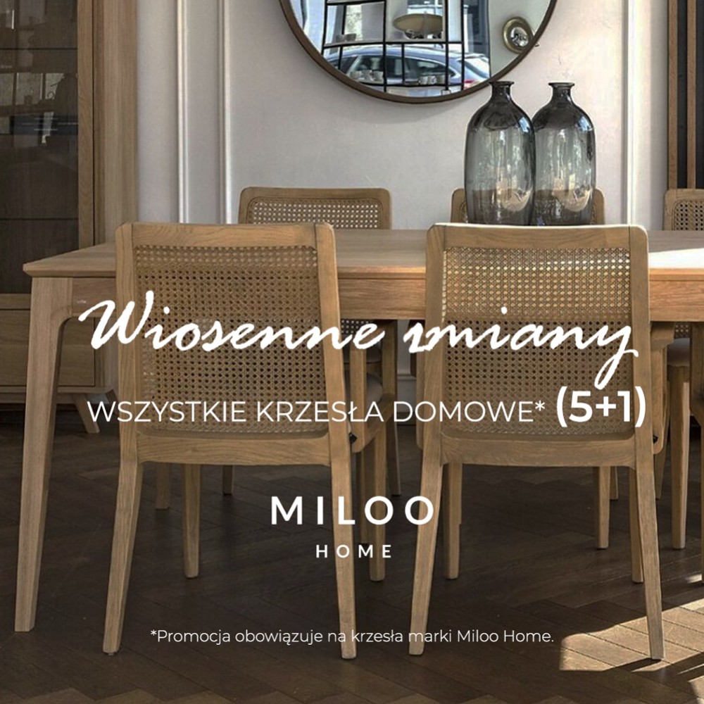 Miloo Home – krzesła w promocji 5+1