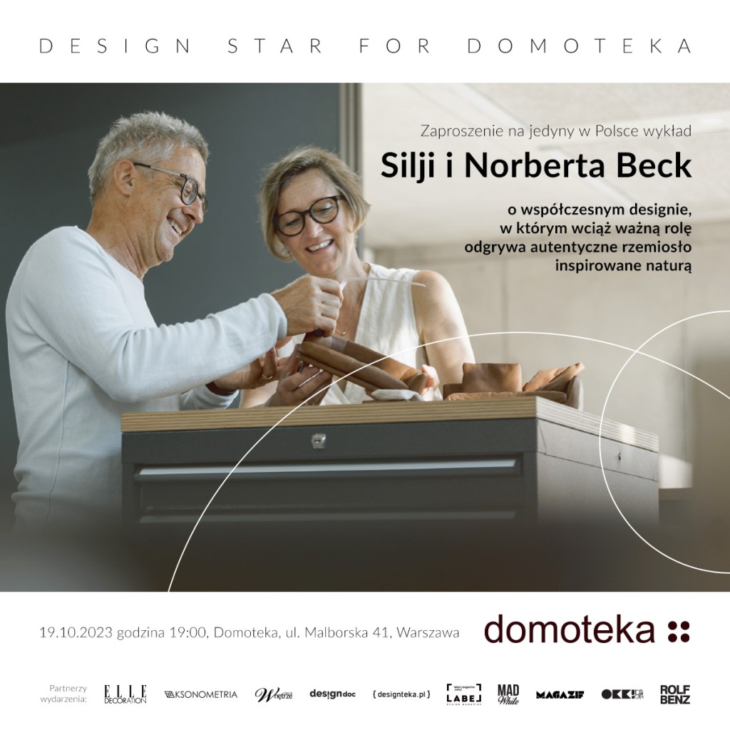 Design Star for Domoteka – jedyny w Polsce wykład Silji i Norberta Beck